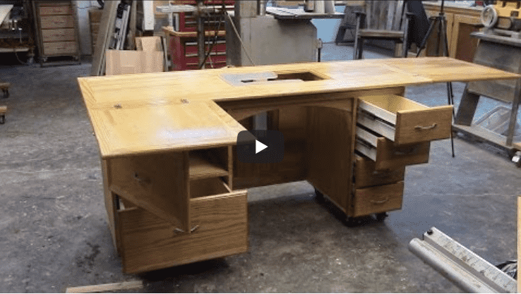 sewing table fine woodworking plans
